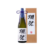DASSAI 23 Junmai Daiginjo sake bottle with blue cord tie and paper gift box