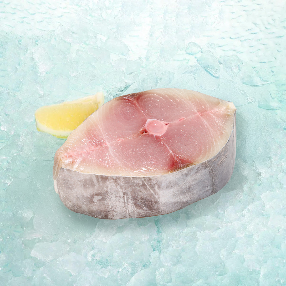 Wild mackerel steak, skin-on raw fish cut, 200g