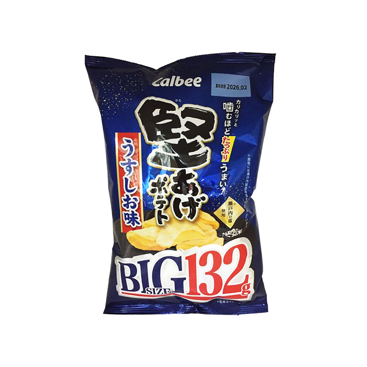 CALBEE Big 132g potato chips bag