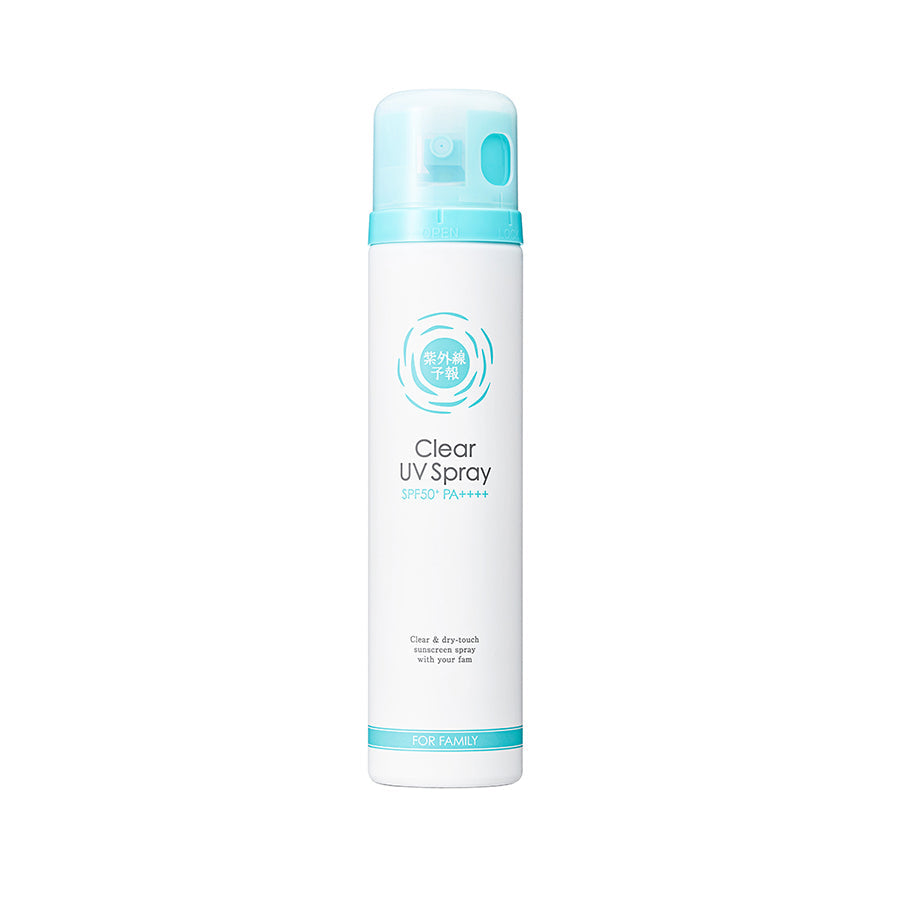 UV-YOHOU clear UV spray bottle with SPF50+ PA++++ protection, 150g