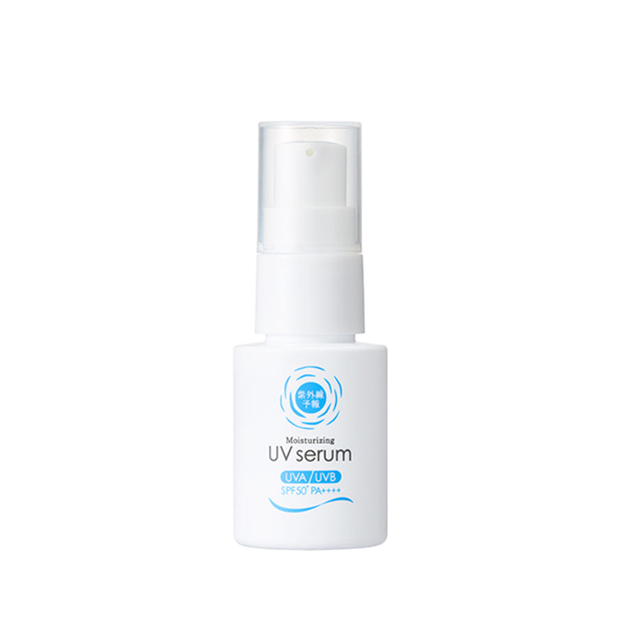 UV-YOHOU moisturizing UV serum bottle with pump, SPF 50+