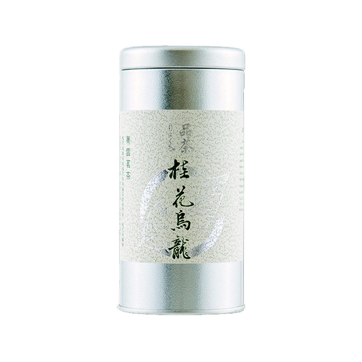 J'S GARDEN Osmanthus Oolong tea canister with metal lid, 80 g