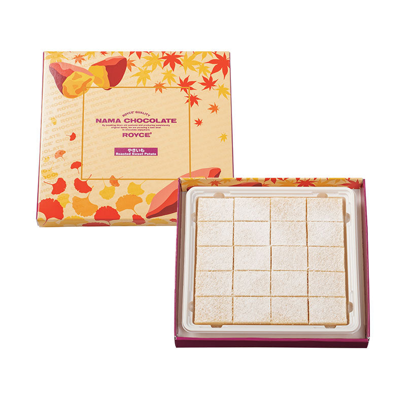 ROYCE' Nama chocolate gift box with square roasted sweet potato pieces
