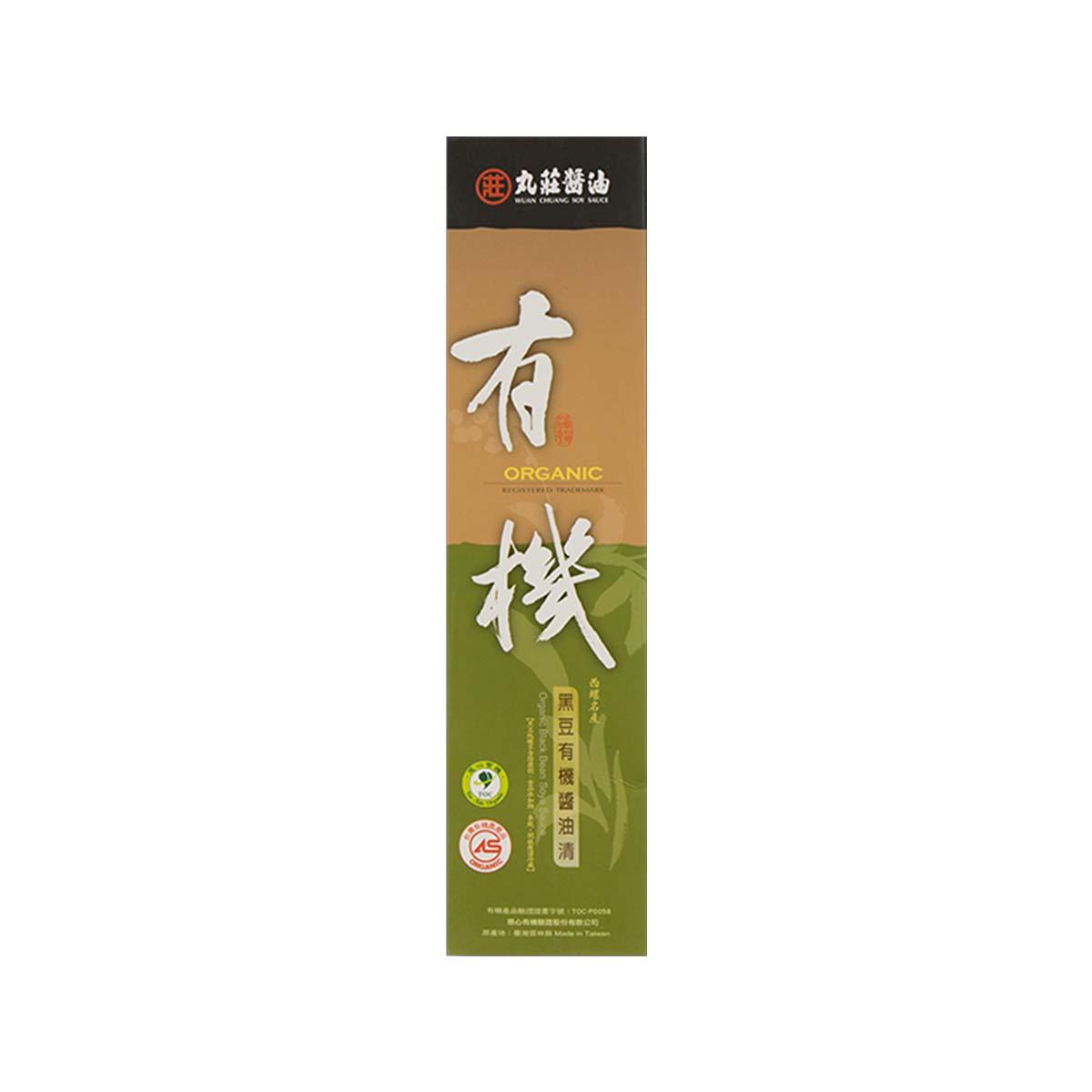 WUAN CHUANG organic black bean soy sauce bottle, 420 mL